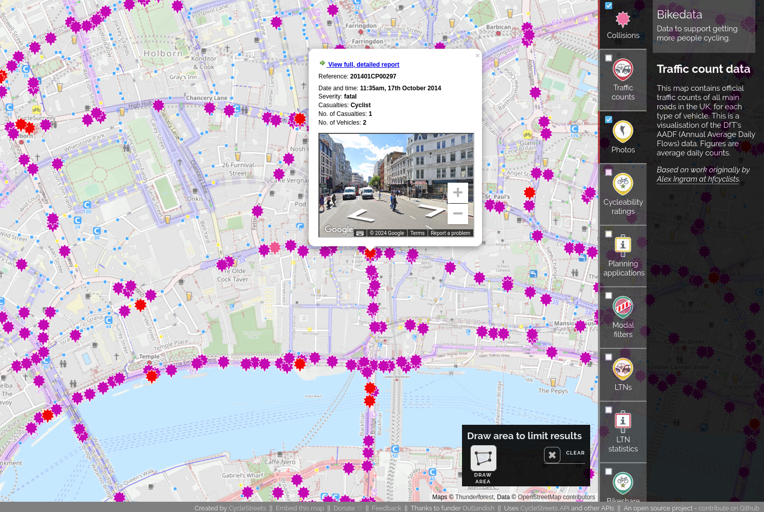 Bikedata: compilação de vários dados relativos à circulação em bicicicleta
